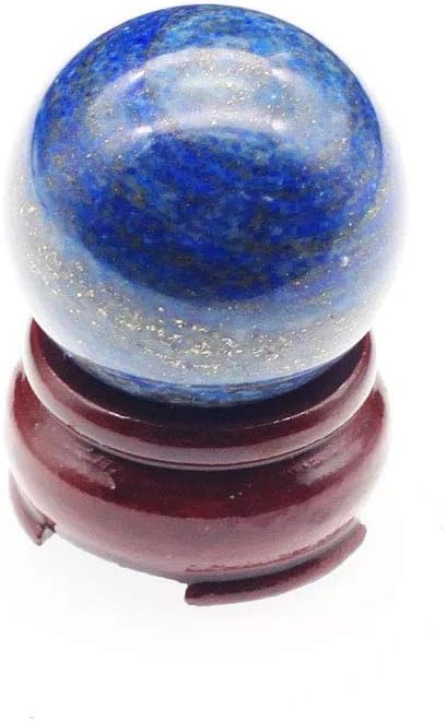 StoneStory Natural Lapis Lazuli Healing Crystal Sphere Ball for Reiki Balancing Meditation Energy Home and Office Decoration (4cm, Lapis Lazuli)