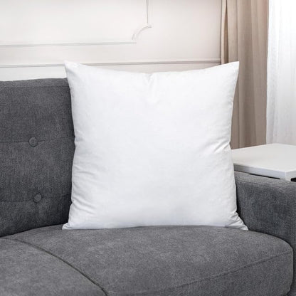Lincove Euro Throw Pillow Insert Square 20"x20" Pillow – Made in Canada, 100% Cotton Shell, Down Alternative Filling, Vegan-Friendly, Hypoallergenic - Decorative Couch Pillows, 2 Pack