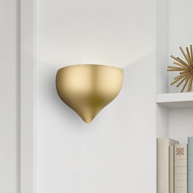 Livex Lighting, 40987-33, Amador, Half Moon Sconce, Soft Gold