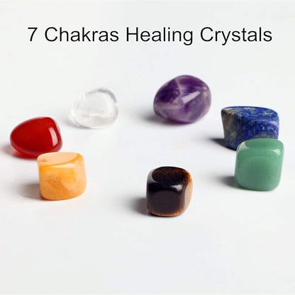 7 Chakras Healing Crystals Home Interior Decoration Car Hanging Ornaments Window Good Luck Home Decoration for Reiki Healing Good Luck Feng Shui Decorations (7 Chakra)