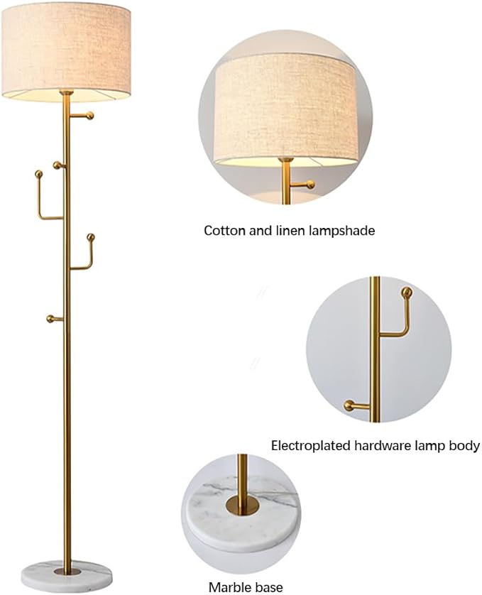 Nordic Modern Floor Lamp Fashion Luxury Family Iiving Room Bedroom Study Villa Hotel LED Creativity Decorative Standing Light (Style 8)