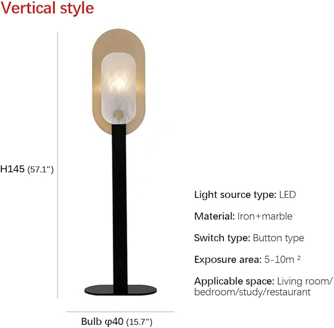 Nordic Modern Floor Lamp Fashion Luxury Family Iiving Room Bedroom Study Villa Hotel LED Creativity Decorative Standing Light (Style 54)