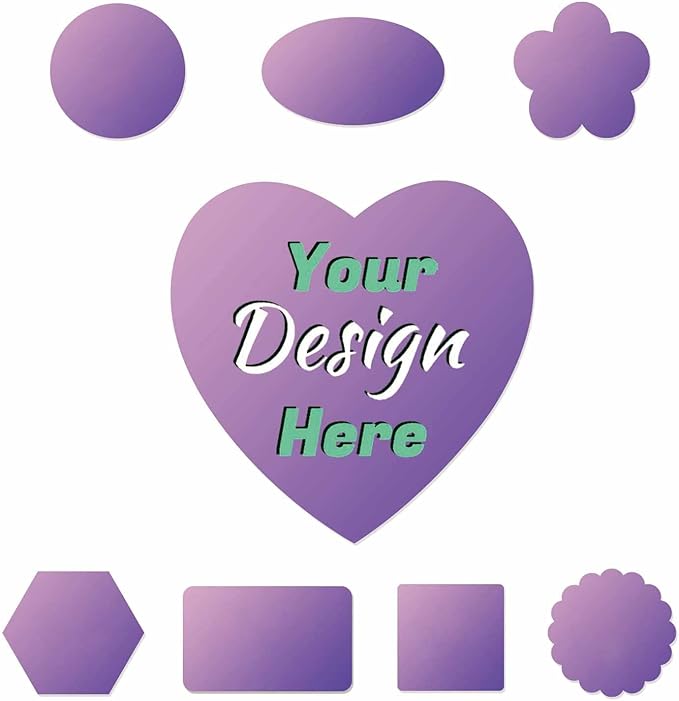Jamipasp Custom Stickers for Business Logo Personalized Stickers Labels Customized with Photo, Name, Circle, Rectangle, Square, Waterproof Vinyl, Clear PVC,100,200pcs, 1",1.5",2", 3", 4",5" 6"