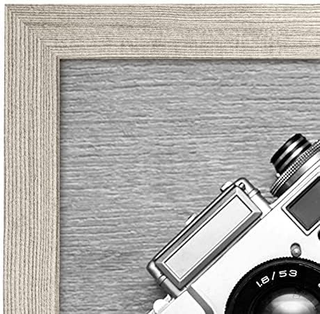 Americanflat 16x20 Picture Frame with Polished Plexiglass - Wide Picture Frames Made of Engineered Wood for Vertical or Horizontal Wall Display - Epic Collection - Driftwood