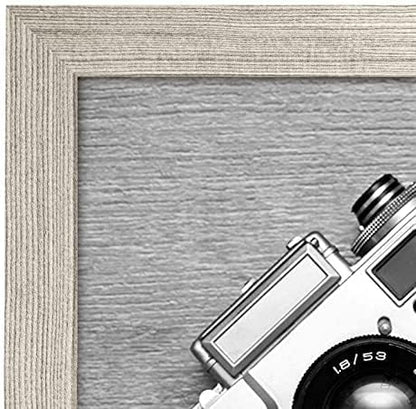 Americanflat 16x20 Picture Frame with Polished Plexiglass - Wide Picture Frames Made of Engineered Wood for Vertical or Horizontal Wall Display - Epic Collection - Driftwood