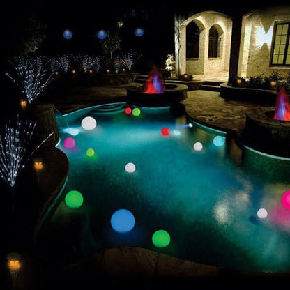 Modern Home Deluxe Floating LED Glowing Sphere w/Infrared Remote Control (12")