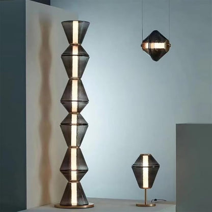 Nordic Modern Floor Lamp Fashion Luxury Family Iiving Room Bedroom Study Villa Hotel LED Creativity Decorative Standing Light (Style 57)
