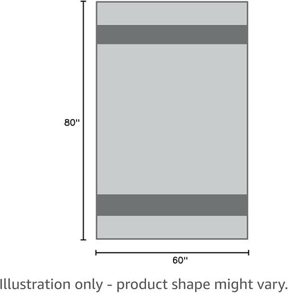 Love's cabin 6 Layer 100% Cotton Muslin Blanket, 60"x80" Twin Muslin Blanket for Couch Bed, Lightweight and Breathable Cotton Gauze for Adult, Dark Grey