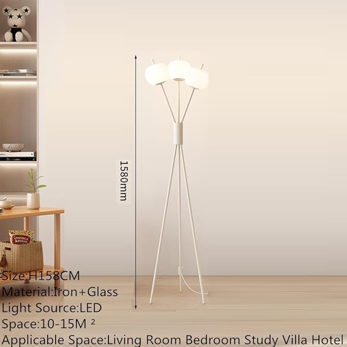 Nordic Modern Floor Lamp Fashion Luxury Family Iiving Room Bedroom Study Villa Hotel LED Creativity Decorative Standing Light (Style 90)