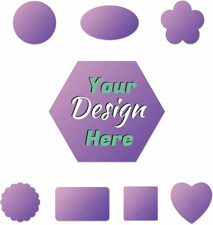 Jamipasp Custom Stickers for Business Logo Personalized Stickers Labels Customized with Photo, Name, Circle, Rectangle, Square, Waterproof Vinyl, Clear PVC,100,200pcs, 1",1.5",2", 3", 4",5" 6"