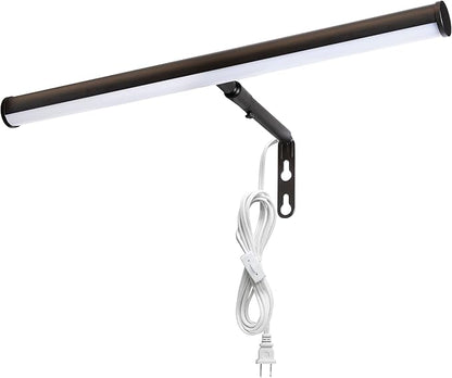 Maxxima 14 in. LED Picture Light - Integrated LED Display Wall Light, 3000K Warm White, 200 Lumens, Includes On/Off Switch, Adjustable Decor Light for Indoor Art Display - Oil Rubbed Bronze Finish
