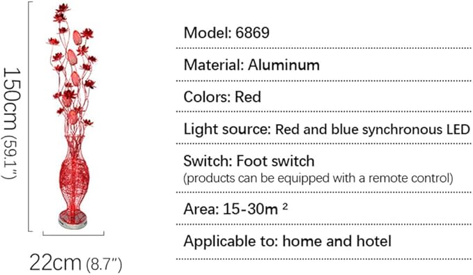 Nordic Modern Flower Floor Lamp Fashion Art Living Room Sofa Bedroom Wedding LED Originality Decorative Standing Light (Style 8)