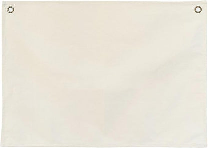 Canvas Banner Hanging Flag Banner for Nursery and Playroom Wall Décor for Kids Trendy Room Décor for Boys and Girls (Blank)