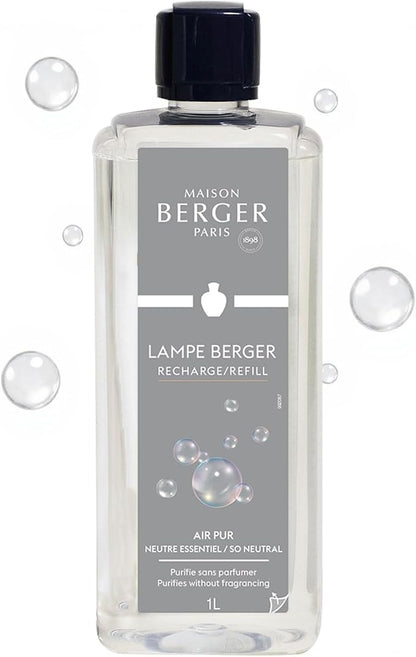 MAISON BERGER - Air Pur So Neutral - Lampe Berger Fragrance Refill for Home Fragrance Oil Diffuser - Air Freshener - 33.8 Fluid Ounces - 1 Liter