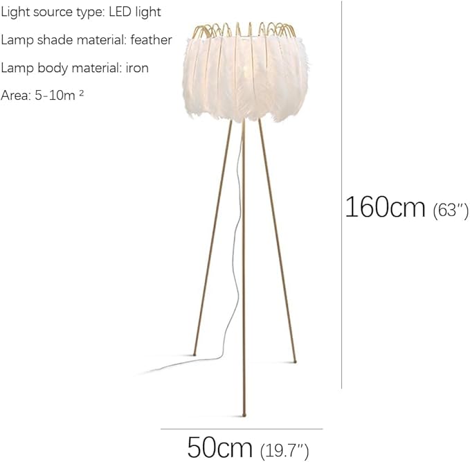 Nordic Modern Floor Lamp Fashion Luxury Family Iiving Room Bedroom Study Villa Hotel LED Creativity Decorative Standing Light (Style 24)