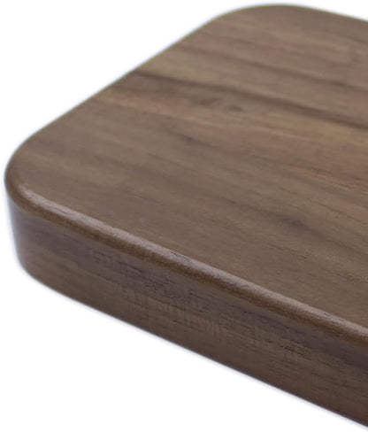 Walnut Solid Wood Square Jewelry Display Valet Tray Dish for Elegant Presentation of Your Finest Pieces, Perfect for Personal Use Men Gift