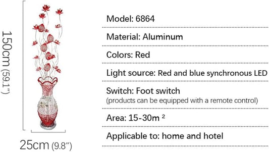 Nordic Modern Flower Floor Lamp Fashion Art Living Room Sofa Bedroom Wedding LED Originality Decorative Standing Light (Style 15)