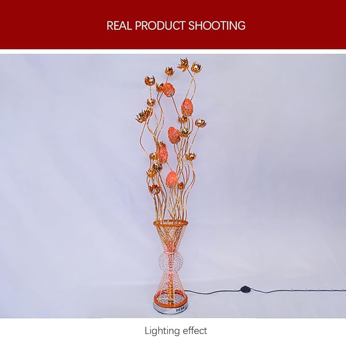 Nordic Modern Flower Floor Lamp Fashion Art Living Room Sofa Bedroom Wedding LED Originality Decorative Standing Light (Style 22)