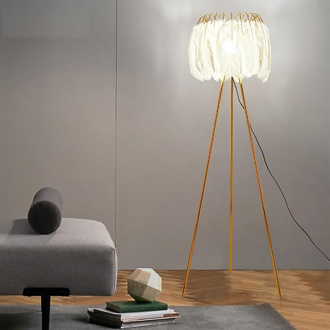 Nordic Modern Floor Lamp Fashion Luxury Family Iiving Room Bedroom Study Villa Hotel LED Creativity Decorative Standing Light (Style 24)