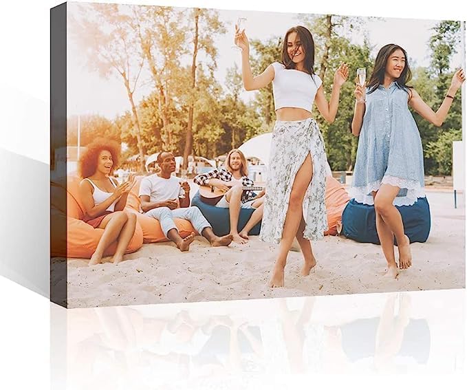 12" x 18" Personalized Photo to Canvas Print Wall Art - Custom Your Picture on Wall Art