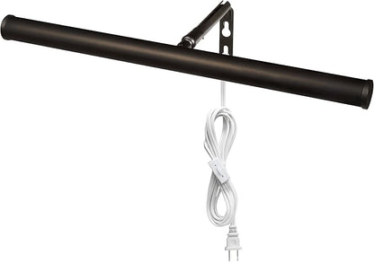 Maxxima 14 in. LED Picture Light - Integrated LED Display Wall Light, 3000K Warm White, 200 Lumens, Includes On/Off Switch, Adjustable Decor Light for Indoor Art Display - Oil Rubbed Bronze Finish