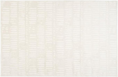 Revival Rugs Shell 5'3"x7'10" Washable Area Rug for Living Room Bedroom - 100% Recycled Oeko-TEX Certified, Medium Pile, Beige, Cream