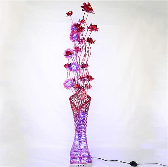 Nordic Modern Flower Floor Lamp Fashion Art Living Room Sofa Bedroom Wedding LED Originality Decorative Standing Light (Style 12)