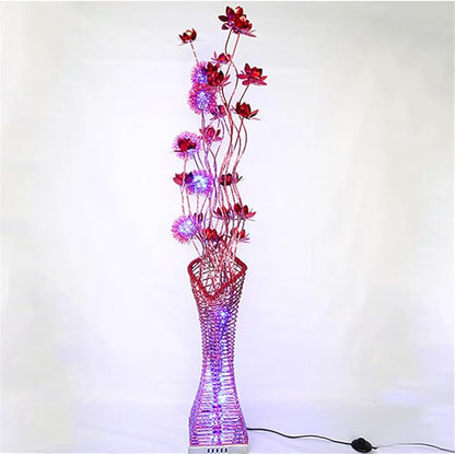 Nordic Modern Flower Floor Lamp Fashion Art Living Room Sofa Bedroom Wedding LED Originality Decorative Standing Light (Style 12)