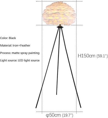 Nordic Modern Floor Lamp Fashion Luxury Family Iiving Room Bedroom Study Villa Hotel LED Creativity Decorative Standing Light (Style 19)