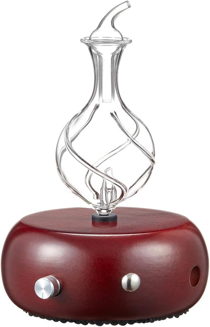 Nebulizing Pure Essential Oil Aromatherapy Diffuser, Premium Home & Professional Use, No Heat, No Water, No Plastic – Dark Radiance by Organic Aromas