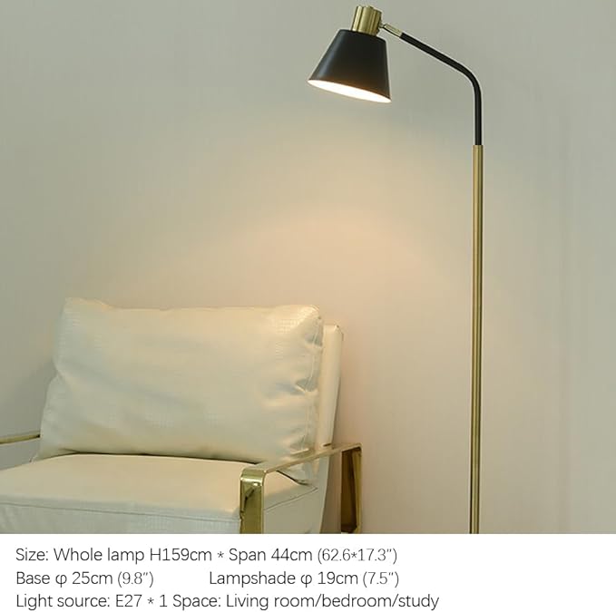 Nordic Modern Floor Lamp Fashion Luxury Family Iiving Room Bedroom Study Villa Hotel LED Creativity Decorative Standing Light (Style 7)