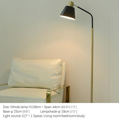 Nordic Modern Floor Lamp Fashion Luxury Family Iiving Room Bedroom Study Villa Hotel LED Creativity Decorative Standing Light (Style 7)