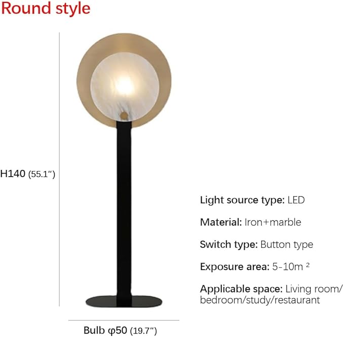 Nordic Modern Floor Lamp Fashion Luxury Family Iiving Room Bedroom Study Villa Hotel LED Creativity Decorative Standing Light (Style 55)