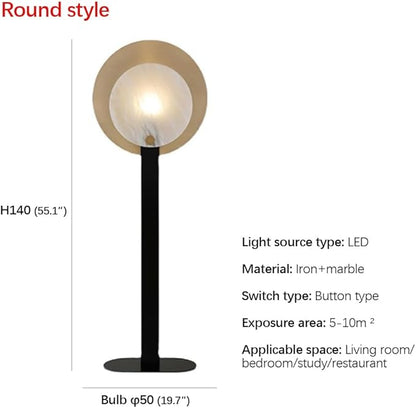 Nordic Modern Floor Lamp Fashion Luxury Family Iiving Room Bedroom Study Villa Hotel LED Creativity Decorative Standing Light (Style 55)