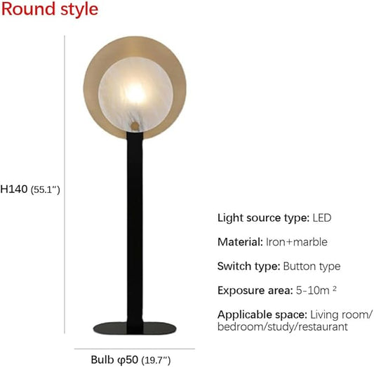 Nordic Modern Floor Lamp Fashion Luxury Family Iiving Room Bedroom Study Villa Hotel LED Creativity Decorative Standing Light (Style 55)