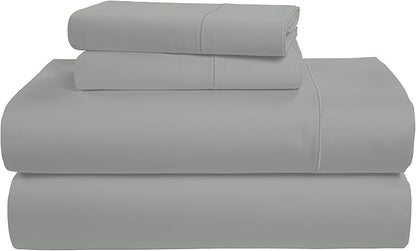 LANE LINEN 100% Egyptian Cotton Queen Sheet Set, Soft & Comfy Hotel Like Thick Fully Elasticized Mercerized Long Staple Cotton Sheet Queen Size Set, No Pill Fade Resistant Queen Sheets - Lime Stone