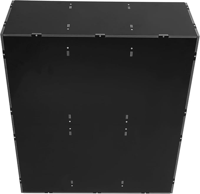 Literature Organizers, 48-Slots Classroom Mailbox Organizer with Adjustable Shelves, 110lbs Load Desktop File Sorter Mail Center, PVC Mail Sorter Paper Storage Cabinet for Classroom, Office(Black)