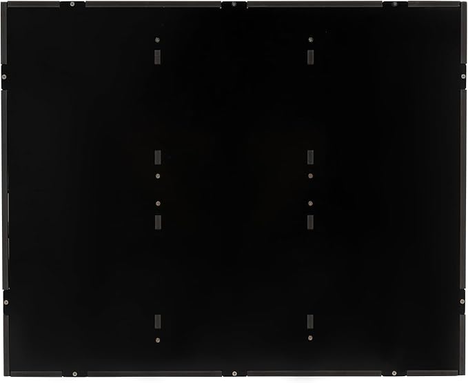 Literature Organizers, 24 Compartments Office Mailbox with Adjustable Shelves, PVC Mail File Sorter Cubbies, Countertop File Organizers for Classroom, Office, Home, Documents (Black)