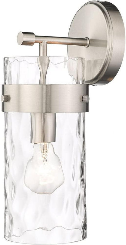 Z-Lite 3035-1SS-BN Fontaine Wall Sconce, 1-Light 60 Watts, Brushed Nickel