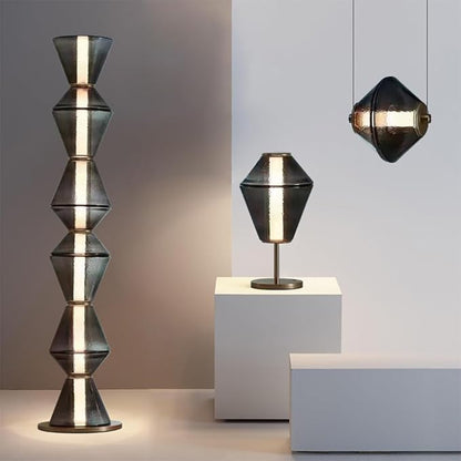 Nordic Modern Floor Lamp Fashion Luxury Family Iiving Room Bedroom Study Villa Hotel LED Creativity Decorative Standing Light (Style 57)