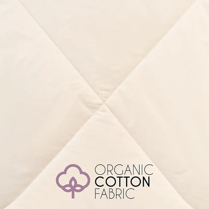 Queen Extra Warm 100% Fine Alpaca Duvet - Premium Cotton Cover, 6,66 lb Filling, Ideal for Winter, Breathable & Temperature-Regulating, 92 x 94 inches