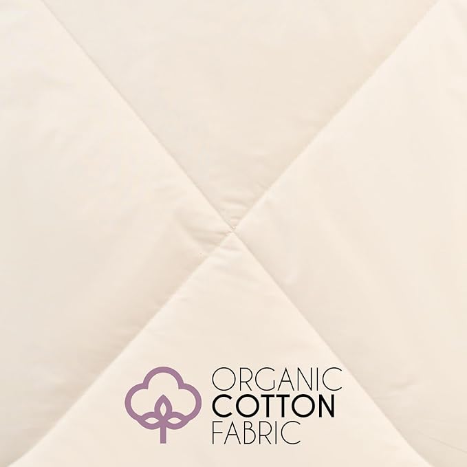 Twin All-Season Warm Fine Alpaca Duvet - Premium Cotton Cover, 4,66 lb Filling, Ideal for Year-Round Comfort, Lightweight & Temperature-Regulating, 70 x 92 inches