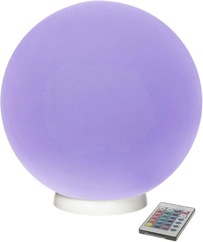 Modern Home Deluxe Floating LED Glowing Sphere w/Infrared Remote Control (16")