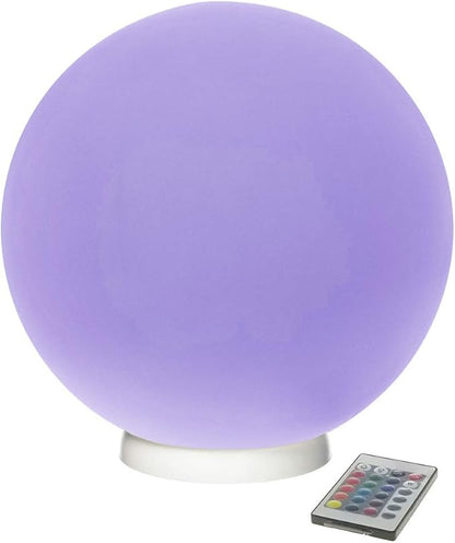 Modern Home Deluxe Floating LED Glowing Sphere w/Infrared Remote Control (16")