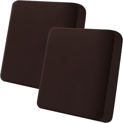 Smiry Printed Couch Cushion Covers, Stretch Soft Couch Covers for Sofa, Washable Non-Slip Sofa Slipcover Furniture Protector for Indoor and Outdoor (2 Pack, Chocolate)