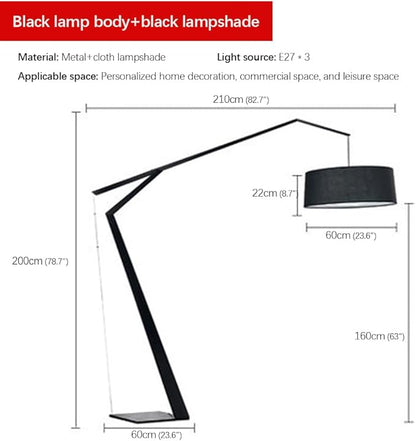 Nordic Modern Floor Lamp Fashion Luxury Family Iiving Room Bedroom Study Villa Hotel LED Creativity Decorative Standing Light (Style 52)