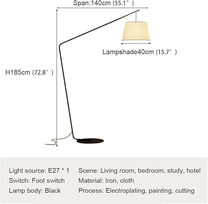 Nordic Modern Floor Lamp Fashion Luxury Family Iiving Room Bedroom Study Villa Hotel LED Creativity Decorative Standing Light (Style 14)