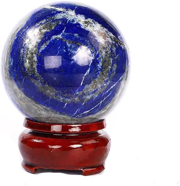 StoneStory Natural Lapis Lazuli Healing Crystal Sphere Ball for Reiki Balancing Meditation Energy Home and Office Decoration (4cm, Lapis Lazuli)