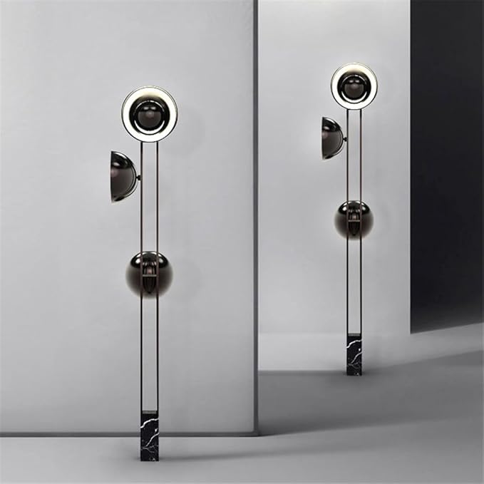 Nordic Modern Floor Lamp Fashion Luxury Family Iiving Room Bedroom Study Villa Hotel LED Creativity Decorative Standing Light (Style 101)