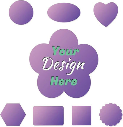 Jamipasp Custom Stickers for Business Logo Personalized Stickers Labels Customized with Photo, Name, Circle, Rectangle, Square, Waterproof Vinyl, Clear PVC,100,200pcs, 1",1.5",2", 3", 4",5" 6"